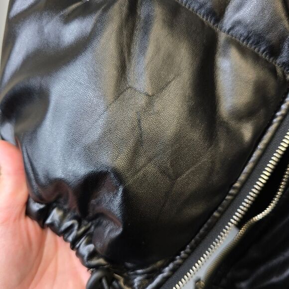 SHEIN Women's L Black Zip Puffer Crop Jacket - Picture 15 of 16